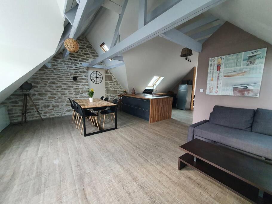 Charmant Appartement Proche Commerces Et Plages Guilvinec Esterno foto